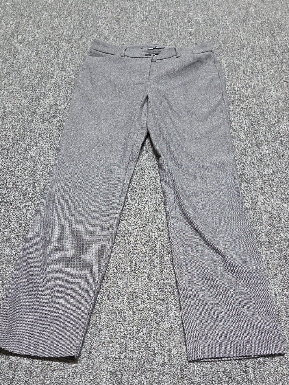 (#1) Hilary Radley Women's Gray Straight-Leg Dress Pants